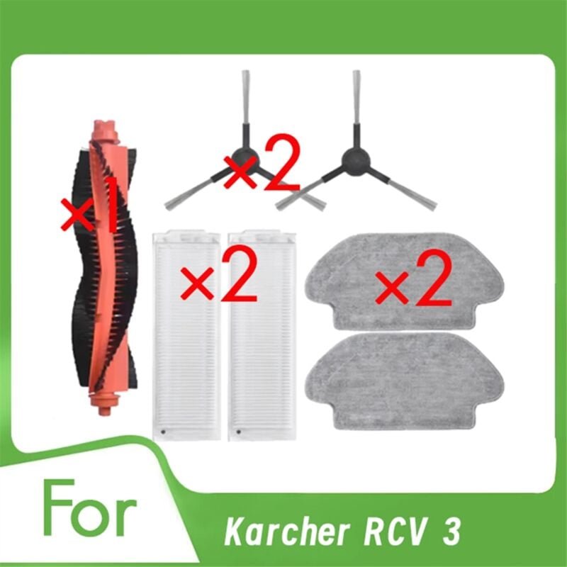 Thumbnail - Für rcv 3 Staubsauger Hauptseitenbürste Moppfilter