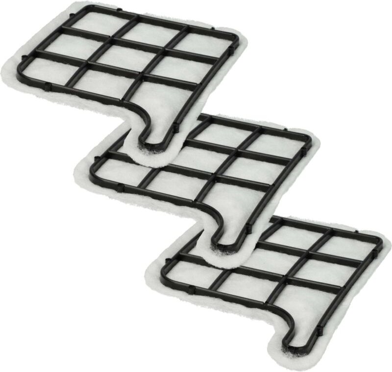 Filterset 3x Motorschutz-Filter kompatibel mit Vorwerk Kobold VK136 sc Staubsauger - Vhbw