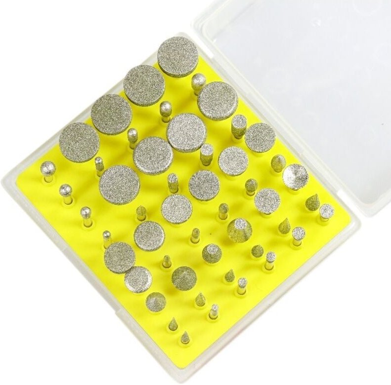 Thumbnail - Gabrielle - 50-teiliges Diamantbohrer-Set für Dremel-Rotationswerkzeug
