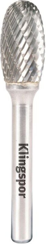 Klingspor HF 100 E Hartmetallfräser, 12,7 x 22 x 6 mm Kreuzverzahnung