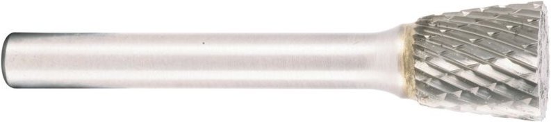 Thumbnail - Projahn - Hartmetallfräser, Form n Winkel 16° d1 9.6 mm, Schaftd. 6.0 mm Kreuzverzahnung