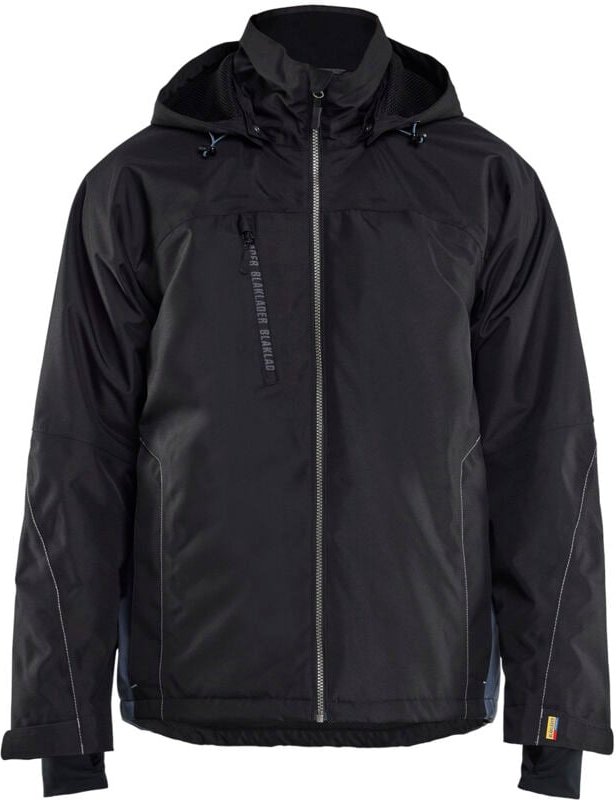 Arbeitsjacke mit technischem Futter 4890 - Schwarz/Grau S