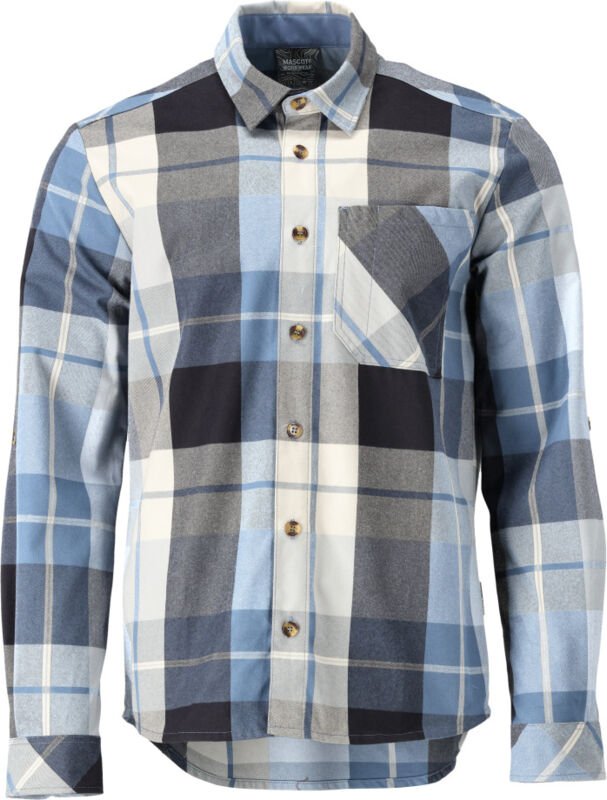Hemd aus Flanell, kariert Gr. s, Schwarzblau-kariert - Mascot