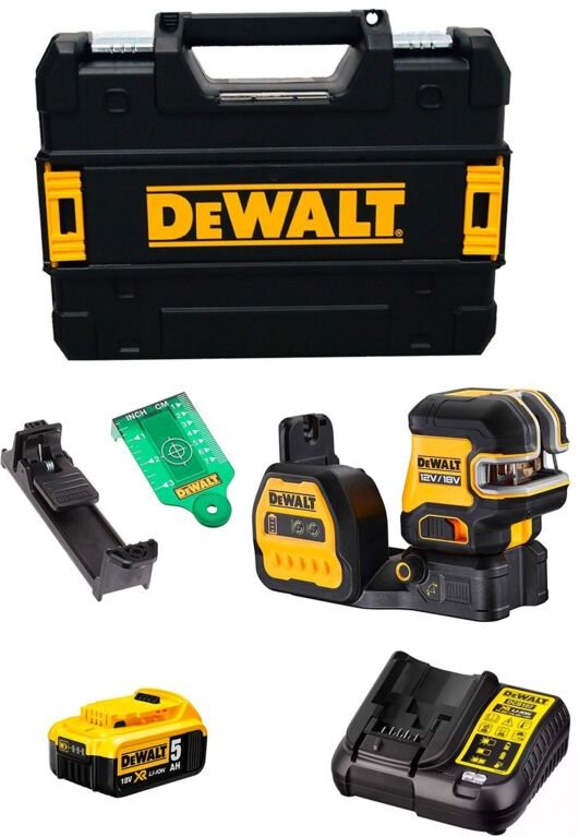Selbstnivellierender DeWALT DCE088NG18P1T (1 x 5,0 Ah + DCB107 + TSTAK II)