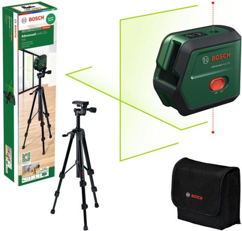 Bosch diy AdvancedLevel 2G Kreuzlinien-Laser-Set (0603663G01)