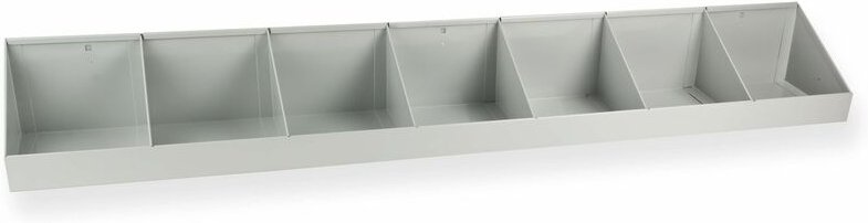 Schüttenregal Kleinteilemagazin Lochwand Wandregal Sortierkasten 7 Fächer - ADB