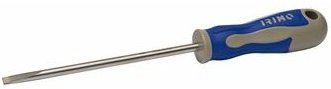 Schraubendreher mit gerader Öffnung, Griff aus Bimaterial, 0,4 x 2,5 x 75 mm, 408-2,5-75 Irimo