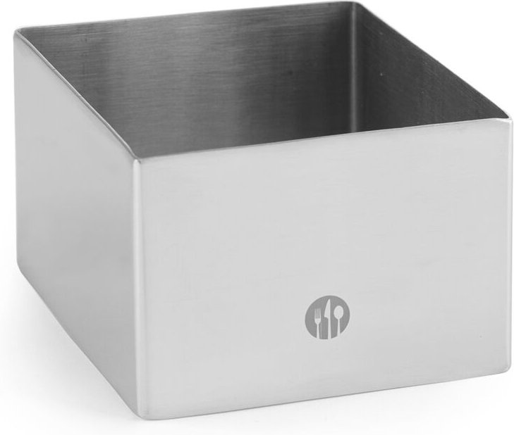 Thumbnail - Quadratische Backform für Kuchen und Gerichte 80x80x(H)45mm Hendi 512173