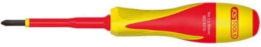 Isolierter Elektriker-Schraubendreher ks tools - Phillips PH1 - 1000V - 922.6210