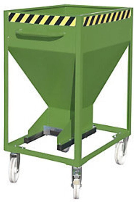 Bauer Silobehälter SR-D 600, lackiert, Resedagrün