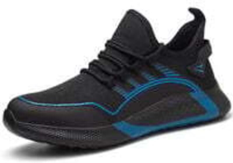 Sicherheitsschuhe, Herren Damen Leichte Bequeme Rutschfeste Sicherheitsturnschuhe, Arbeitsschuhe mit Stahlkappe Schutzsc...