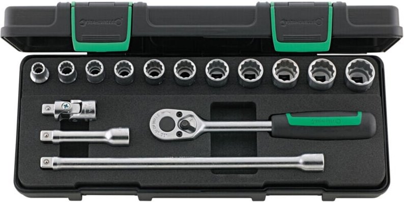 3/8' (10mm) Steckschlüsselsatz Nr.45/11/4 kn 15tlg. - Stahlwille