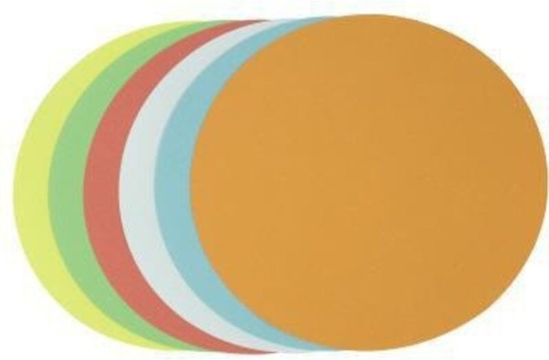 Soennecken - Moderationskarte 19,5cm 130g/m² Altpapier 100 % recycelt farbig sortiert 250 St./Pack.