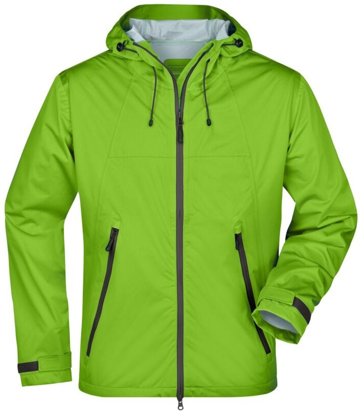 James&nicholson - Ultraleichte Softshelljacke Herren JN1098 Gr. xl spring-green/iron-grey