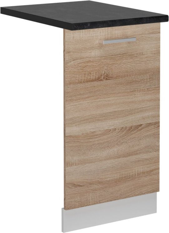 Vicco - Geschirrspülblende R-Line, Sonoma, 45 cm , ap Anthrazit