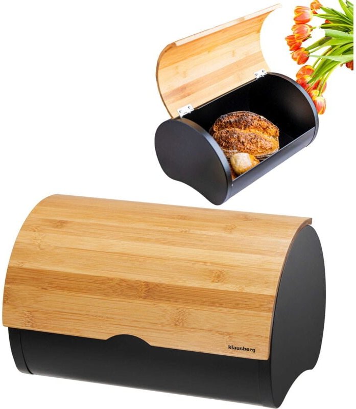 Stahlbrotkasten 32cm Brotbehälter KLAUSBERG KB-7711