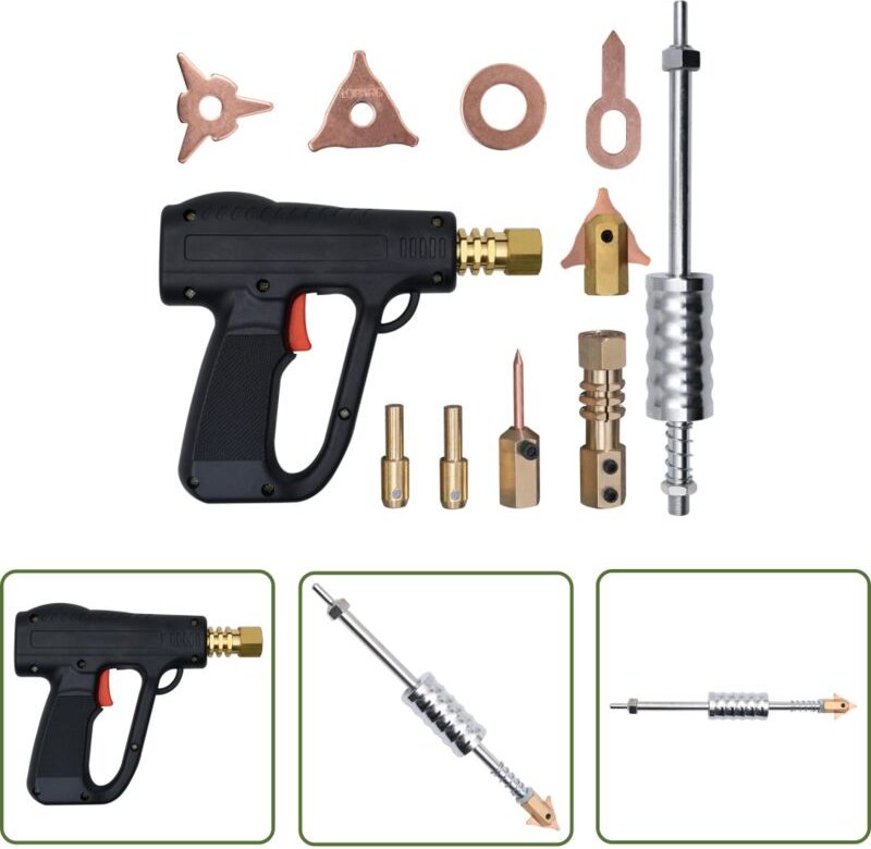 20-tlg. Ausbeulspotter-Set - Ausbeulspotter - Delle Reparieren - Karosseriereparatur - Punktschweißen - Fahrzeugreparatu...