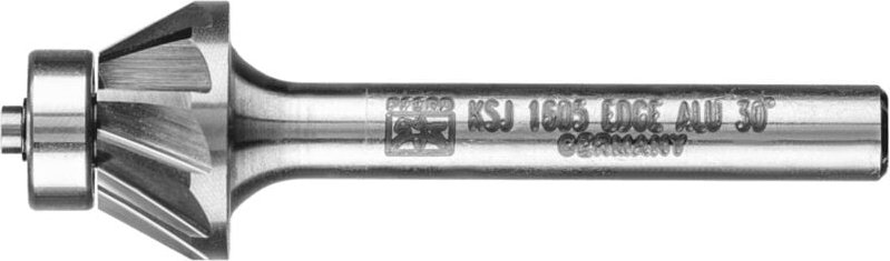 PFERD TOOLS Hartmetall Frässtift EDGE ALU Kegel KSJ 30° Ø 16x05 mm Schaft-Ø 6 mm Kantenbearbeitung Alu
