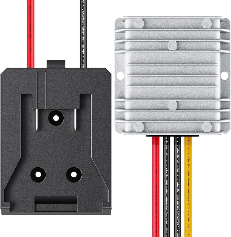 20 v auf 12 v Abwärtswandler für Dewalt-Akku, Gleichstromadapter, Spannungsreduziertransformator, 180 w Abwärtswandlerre...
