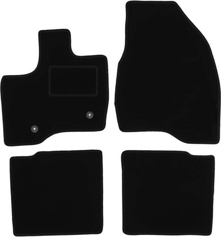 Schwarze Veloursmatten für: Ford Explorer MK5 SUV (2010-2019)