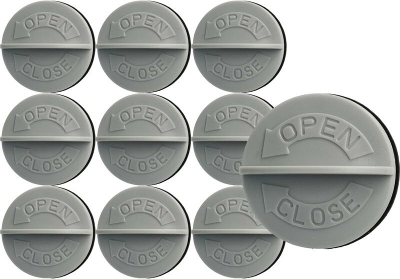 vhbw 10x Patronenfilter Verschlussschraube kompatibel mit Kärcher WD 3600, WD 3200 AF, WD3P Extension Kit Staubsauger Gr...