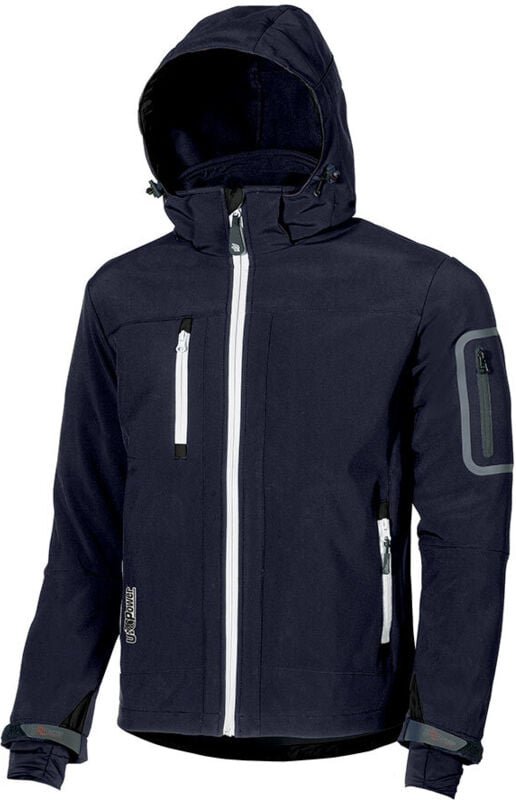 Arbeitssoftshelljacke METROPOLIS - Blau 4XL