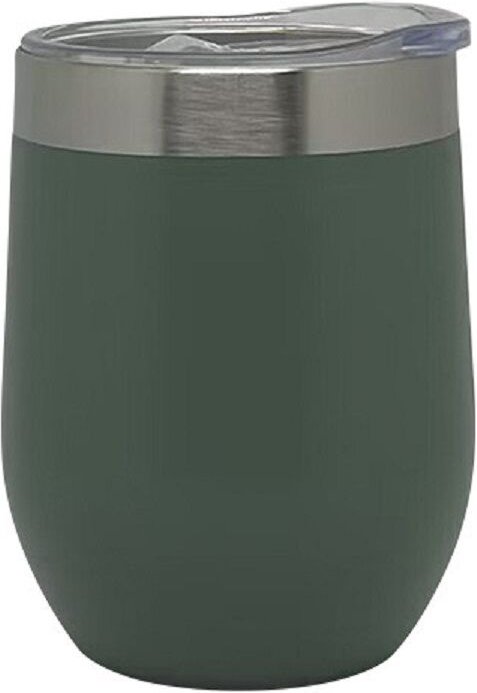 Michelino - Hochwertiger Edelstahl Reisebecher 330ml: Genießen Sie Getränke unterwegs mit Stil und Langlebigkeit Grün