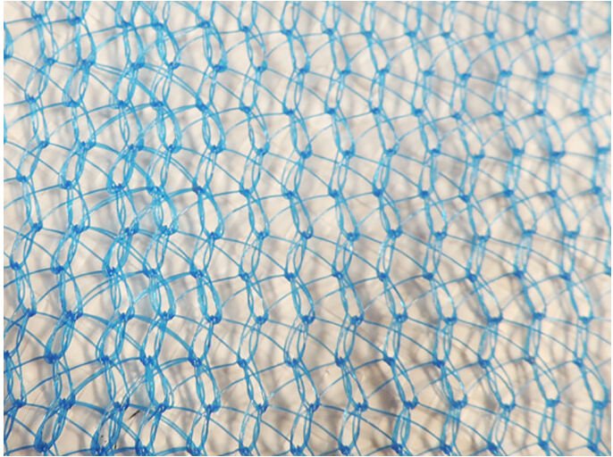 Gerüstnetz 72g/m² - Dreieckig - mittelfristige Baustelle Blau 3,07 mx 50 m