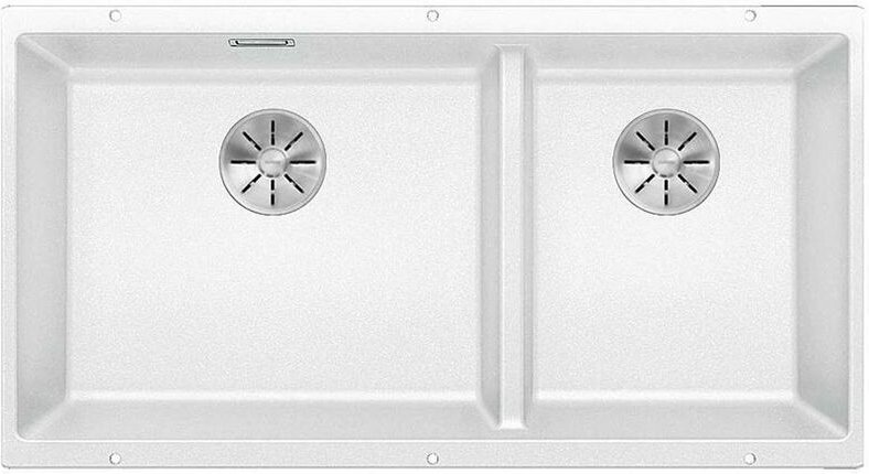 Subline 480/320 - Silgranitspüle, 86x46 cm, weiß 523588 - Blanco
