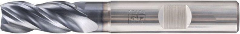 Vhm Eckfräser lang 4 Schneiden ø 8 mm 45° Fase TiAlN Schaft hb Universal Line Schruppen Schlichten Nuten - Pferd