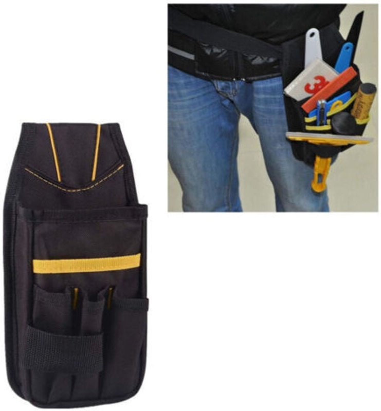 Thumbnail - Werkzeuggürtel, Werkzeugtasche, kleine Werkzeugtasche mit verstellbarem Nylongürtel, wasserdicht für Techniker, Bauarbei...