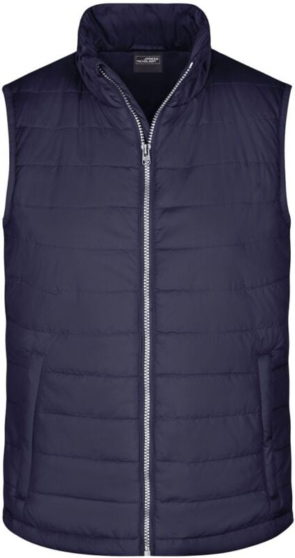 James&nicholson - leichte, wattierte Steppweste jn 1136 Gr. l navy