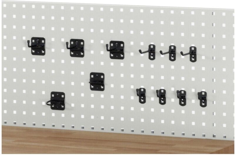 Hakenset für Lochplatte wb 12-teilig - RAU