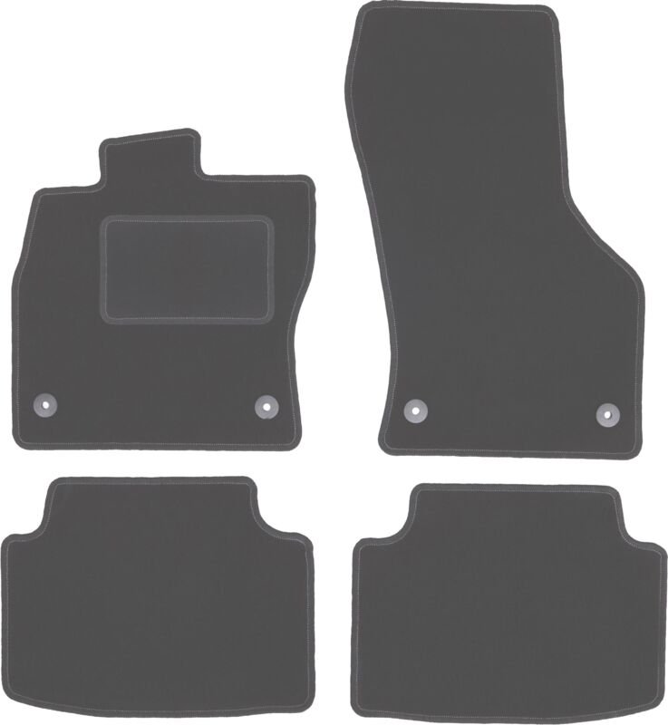 Graphit-Fußmatten für: Volkswagen Passat B8 Limousine, Kombi, Variant, Alltrack (2015-)
