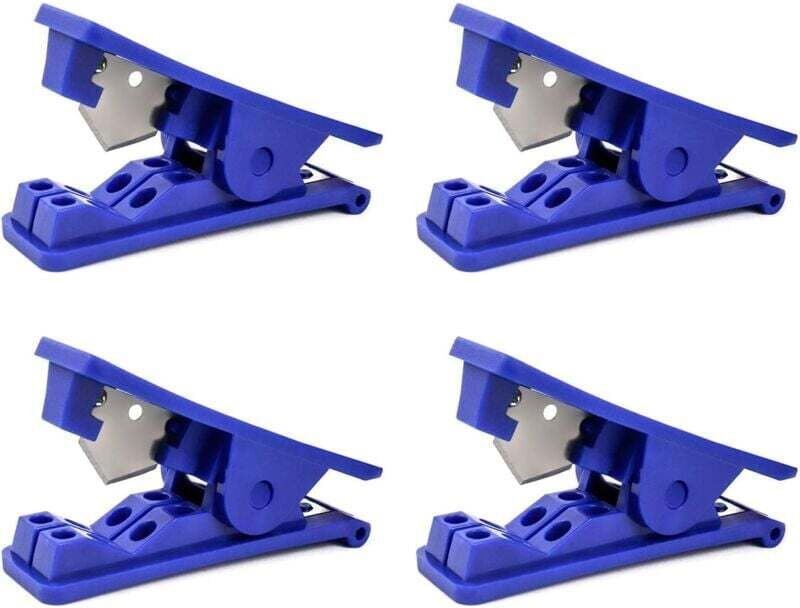 4-teiliger Rohrschneider, wirtschaftlicher Rohrschneider aus Kunststoff und Gummi für Silikon-, PVC-, PU- und Nylonschlä...