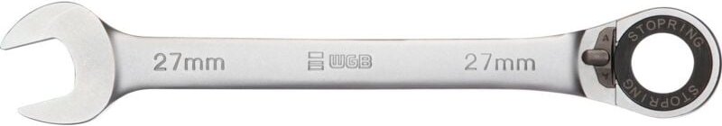 WGB - Maulschlüssel mit Ringratsche Schraubenschlüssel gekröpft sw 8 mm Stahl