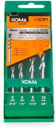 Satz 4 Bohrer koma - Widia Standard - 08742