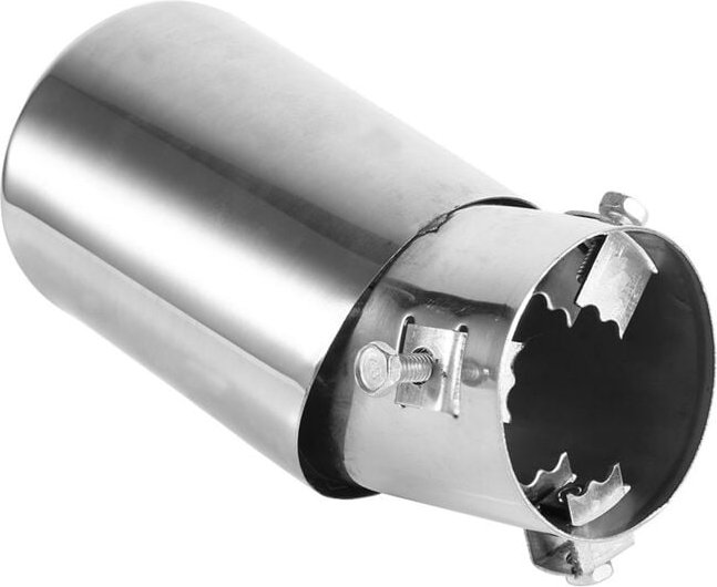 Thumbnail - Zoternen - Keenso 62mm Universal Hinten Auto Auspuff Schalldämpfer Rohr End Tipp Edelstahl Auspuff Endrohr Trim Tipp