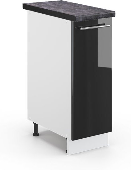 Thumbnail - Vicco - Apothekerschrank Fame-Line, Anthrazit Hochglanz, 30 cm , ap Anthrazit