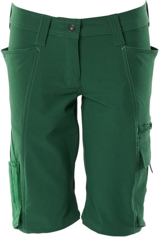 Mascot MASCOT® ACCELERATE Handwerkershorts Shorts, Damenpassform, Pearl, Stretch Gr. 46 grün
