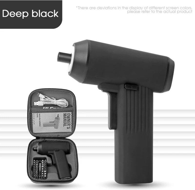 Wiederaufladbarer Akkuschrauber – Präzisionsbits, 5 Nm Drehmoment, Reparaturwerkzeug