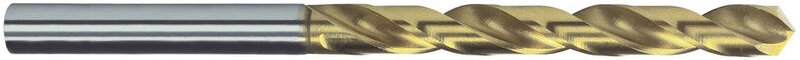 Exact - 32508 hss Metall-Spiralbohrer 1 mm Gesamtlänge 34 mm geschliffen, TiN din 338 Zylinderschaft