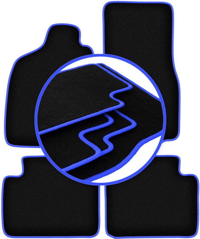 CARLUX-BLUE Autofußmatten für: Nissan Terrano II 0 (1993-2005)