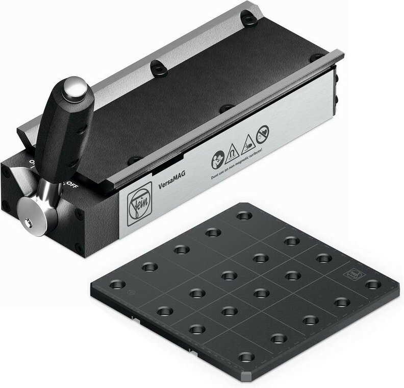 Permanentmagnet + Schweißplatte für Schraubstock VersaMAG - Fein