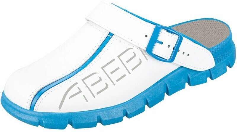 Thumbnail - Berufsschuhe Clog Dynamic 7312 Abeba Weiß/Blau Gr. 45