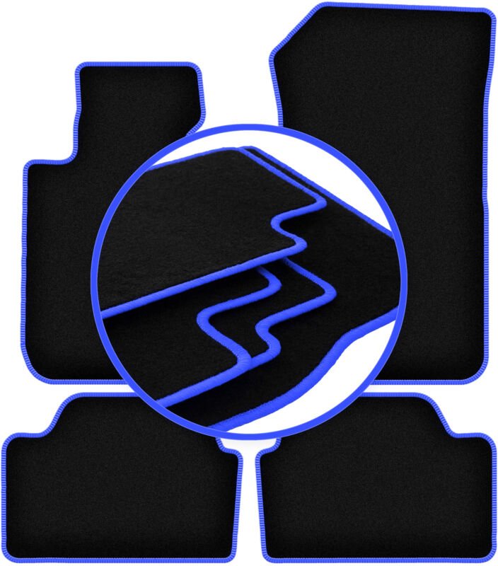 CARLUX-BLUE Autofußmatten für: BMW 1 F21 Fließheck (2011-2019)