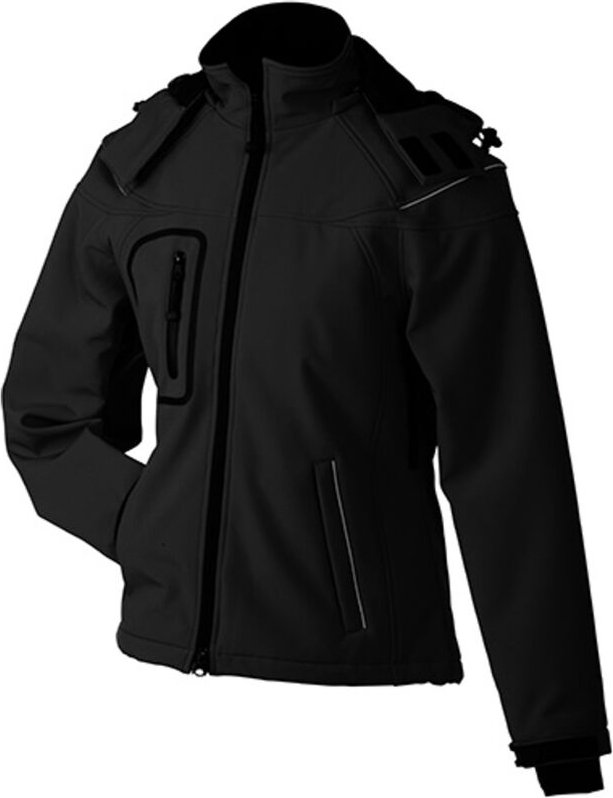 James&nicholson - Wintersoftshelljacke Damen JN1001 Gr. s schwarz