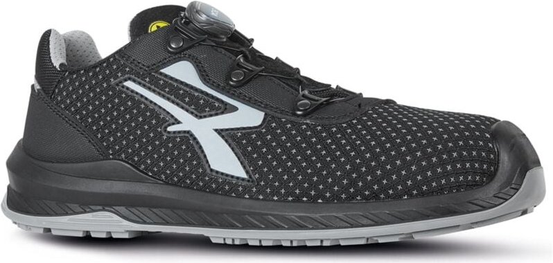 U-power - Feldtmann Sicherheitshalbschuh monaco S3 RI20414 34562 Gr. 40 schwarz