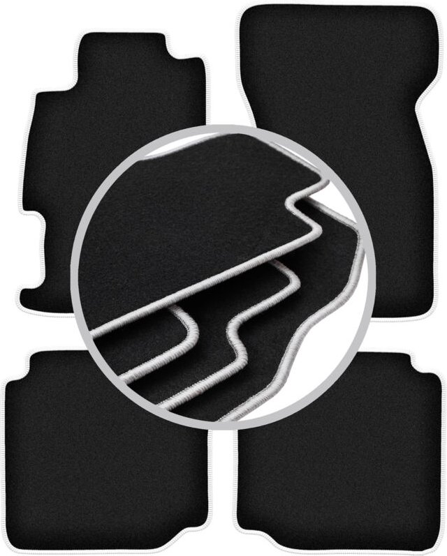 CARLUX-SILVER Autofußmatten für: Rover 600/ 618 / 620 / 623 Limousine (1993-1999)