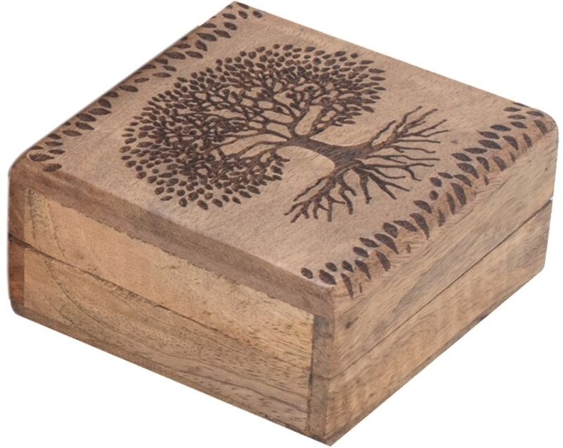Kleine Lebensbaum-Box zur Aufbewahrung von Schmuck, Geschenken und Heimdekoration